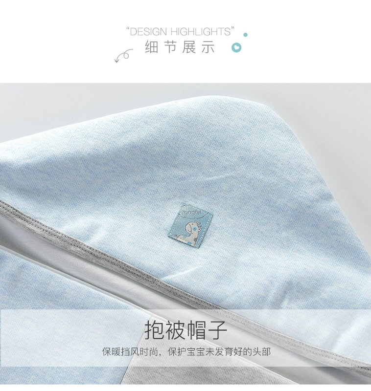 Tongtai đồ sơ sinh giữ túi ngủ em bé sơ sinh mùa thu và mùa đông chăn quilt túi ngủ - Túi ngủ / Mat / Gối / Ded stuff gối cho trẻ sơ sinh mùa hè