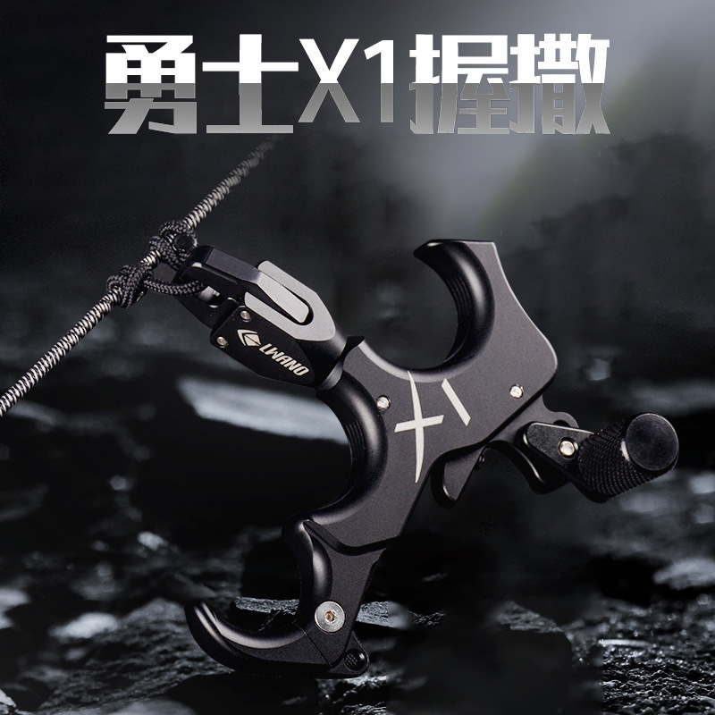 Warrior X1 Composite Bow Release Device for Three or Four Fingers, High-End Fish Bladder Release Hook, D-Ring Arrow Release Device Warrior X1 Composite Bow Release Device for Three or Four Fingers, High-End Fish Bladder Release Hook, D-Ring Arrow Release Device