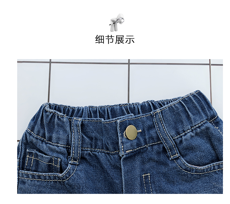 Quần jeans trẻ em xuân 2019 new boy Phiên bản Hàn Quốc của quần thời trang cho bé hoạt hình quần âu 1234 tuổi quần bò đẹp cho bé