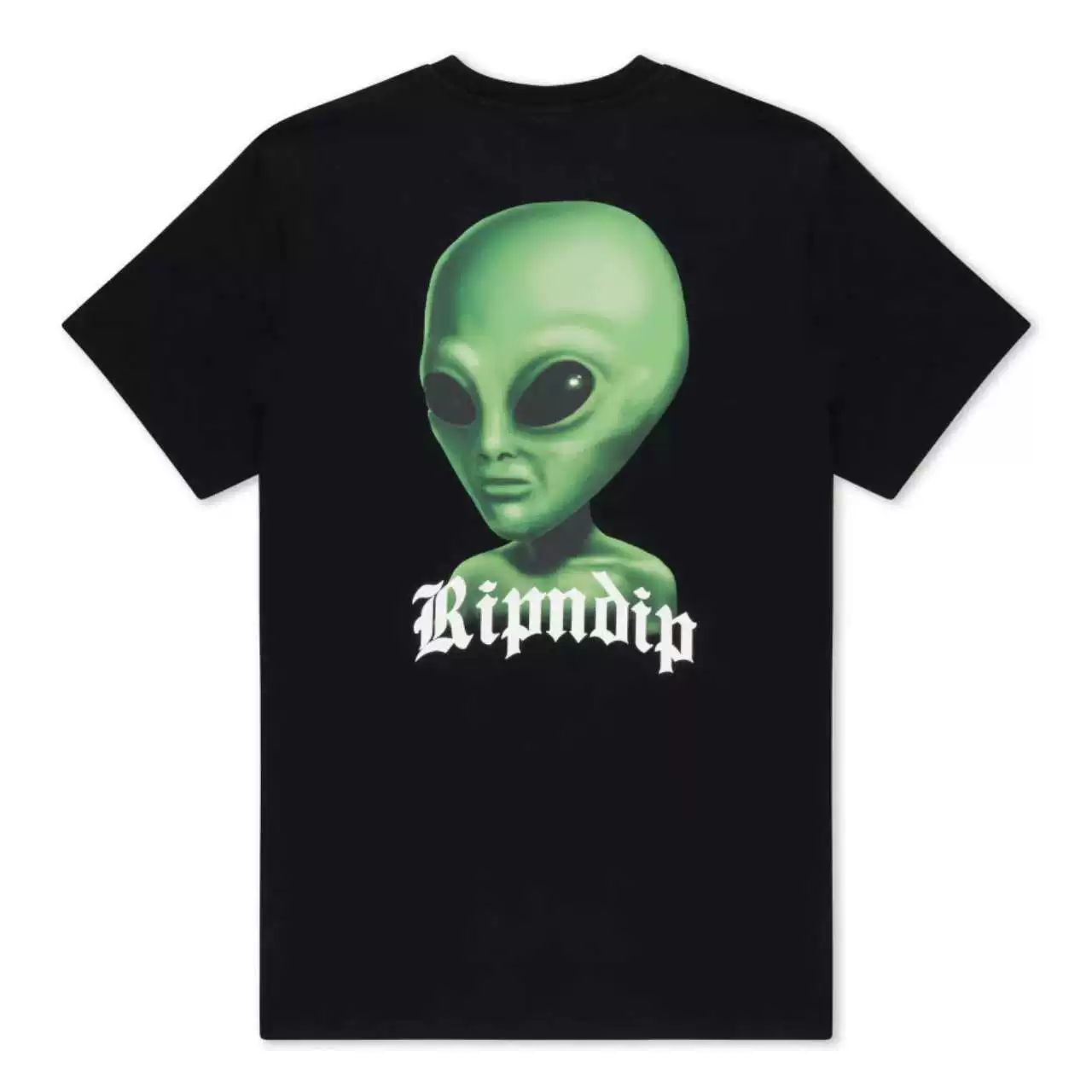 RIPNDIP Американский модный бренд RIPNDIP, кот с поднятым средним пальцем, хлопковая футболка с коротким рукавом и инопланетяной головой ET