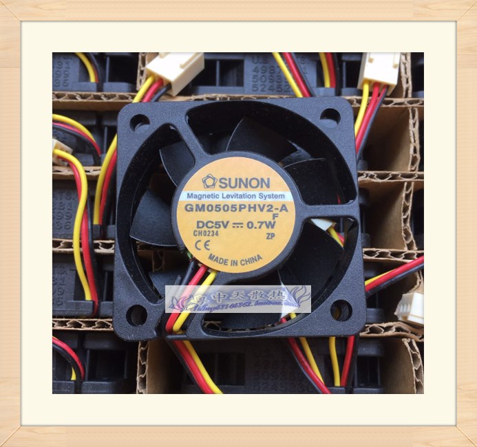 New SUNON 5015 5V GM0505PHV2 A 3-wire maglev 5cm mute fan radiator
