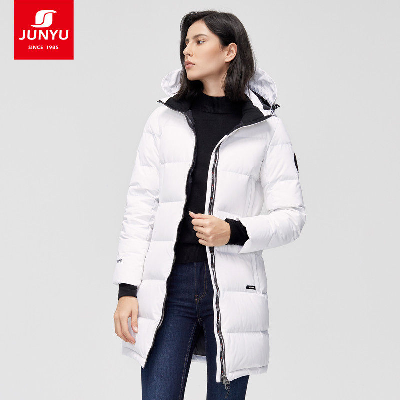 Monarch's outdoor anti-season 800 fluffy goose down feather down clothes woman in the middle of winter Fashion thickened F52158