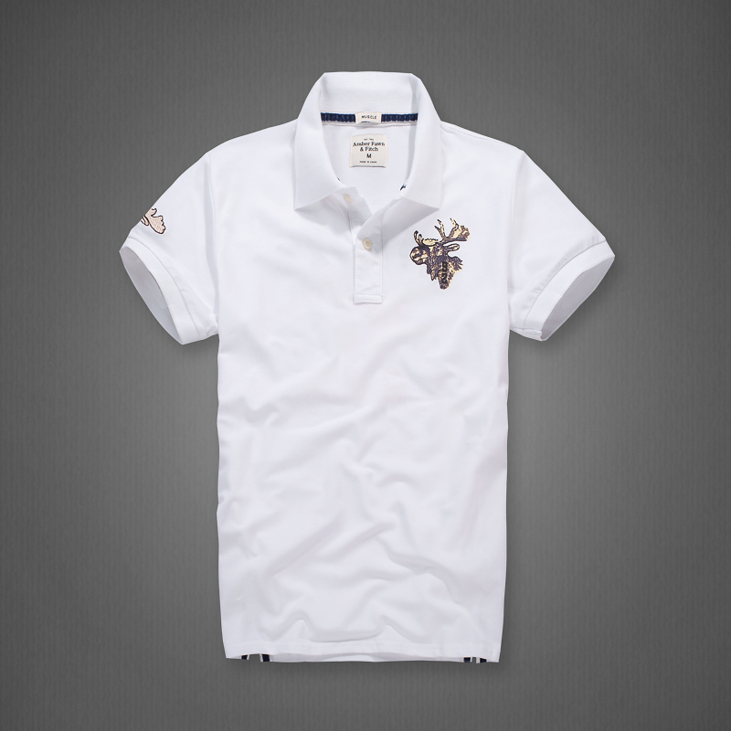 New ngắn tay nam áo polo ve áo t-shirt 2020 Hoa Kỳ bông thêu mỏng lớn mã cổ áo chỉnh sửa đầu