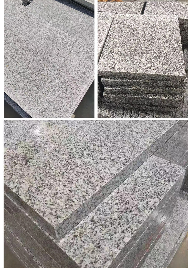 批发大理石花岗岩芝麻白灰黑火烧板黄锈石荔枝面麻石路沿侧石广场-阿里巴巴