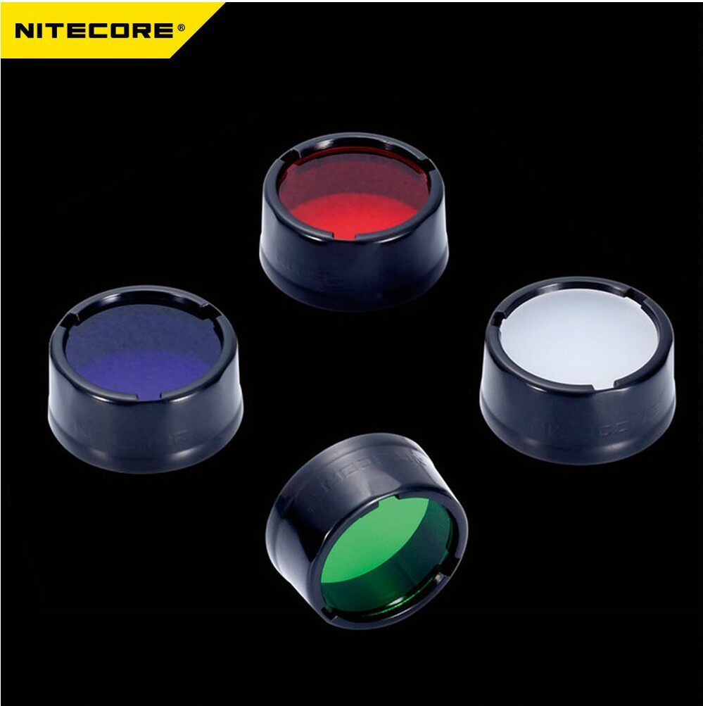 Nitecore Knight Kohl 25 4mm multicolor flashlight filter NFD25 NFB25 NFR25 NFG25