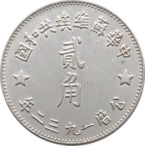 1932 silver-plated Soviet Soviet silver coin 1932 Silver Park Dayang coin antique original gloss 23mm