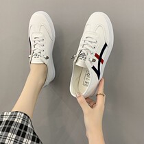 Siya shoes Shang Gongmu (2021 new)pure leather soft-soled casual white shoes