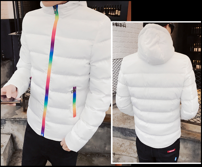 2018 mới mùa đông nam cotton độn quần áo đoạn ngắn thanh niên áo khoác thủy triều nam áo khoác cotton phiên bản Hàn Quốc áo gió