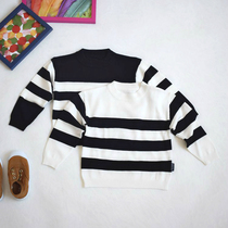20 autumn 1 new 2 boy Han edition striped sweater 4 children 3 year old baby round collar knitting shirt tide