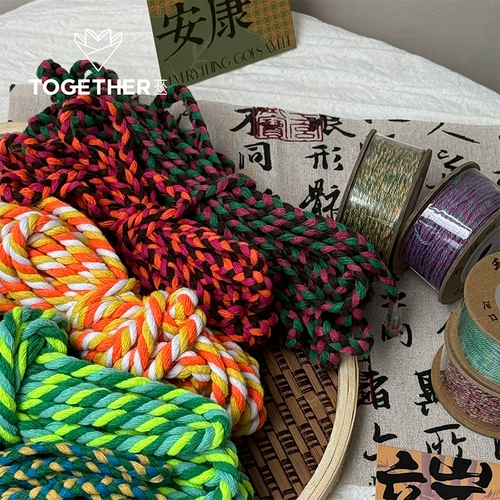 Cistanche Cong хлопковая веревка, пеньковая веревка, автомобильная подвесная дверь, подвесное украшение, ручная работа, сделай сам, тканый хлопковый веревочный материал