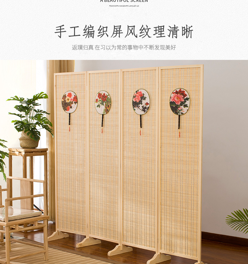 Màn hình Trung Quốc vách ngăn di động gấp đơn giản hiện đại kinh tế đơn giản màn hình văn phòng phòng ngủ phòng khách - Màn hình / Cửa sổ lam gỗ phòng khách đẹp