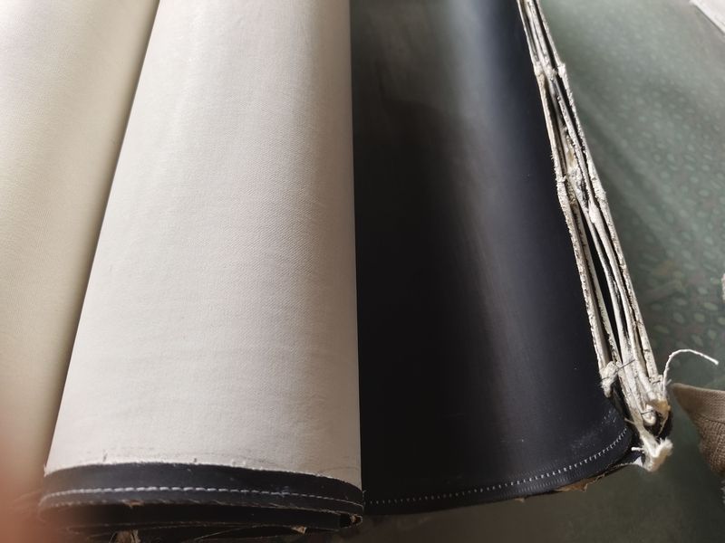 Yellow and Black Thangka Canvas, Thangka-Specific Canvas, Hand-Polished Canvas from Hotong