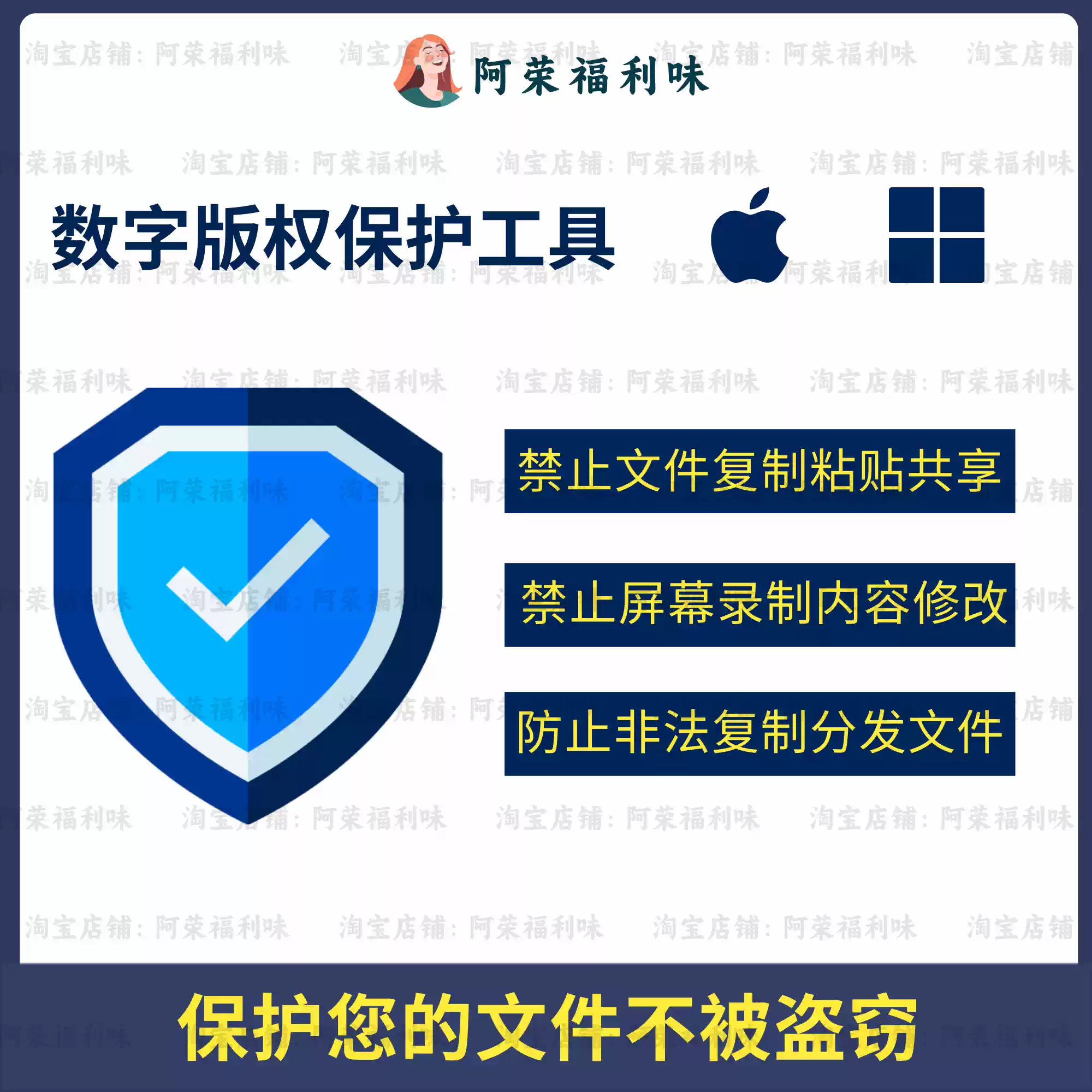 数字版权保护工具文件加密文件防复制粘贴视频音频文档分享加密
