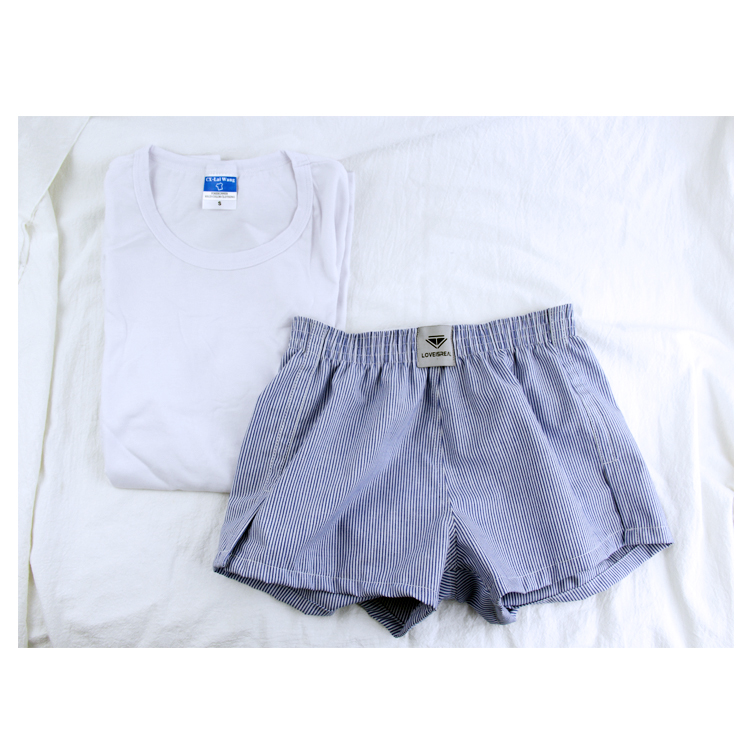 [Quần Pyjama tự chế] Phần thưởng kỷ niệm 2 năm Quần lót LES Đẹp trai Quần lót Quần pyjama Quần nhà Quần short mũi tên quần bò nam