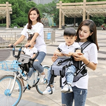 Bicycle child seat Travel waist stool folding strap cloth bag Baby portable multi-function safety dining chair slip baby