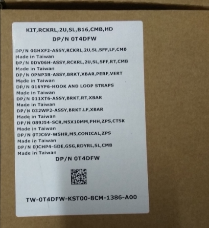 DELL R940XA SERVER RAIL SLIDE 0T4DFW