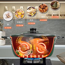 Van Gogh Green 30cm Large Soup Pot Multi-purpose Pot