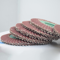 Special price polishing consumables stainless steel angle grinder special flower-shaped thousand blade flower-shaped flower wheel flat emery cloth