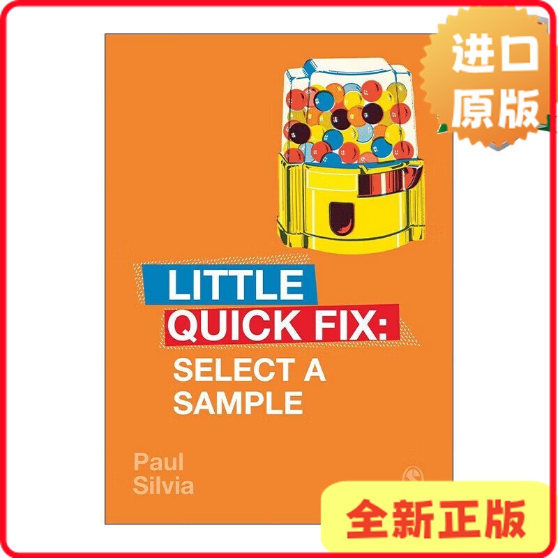 [Authentic in Stock] Select a Sample: How to Choose a Sample - a Small Handbook on Quantitative Research Statistics, English Edition, Silvia 9781529708998