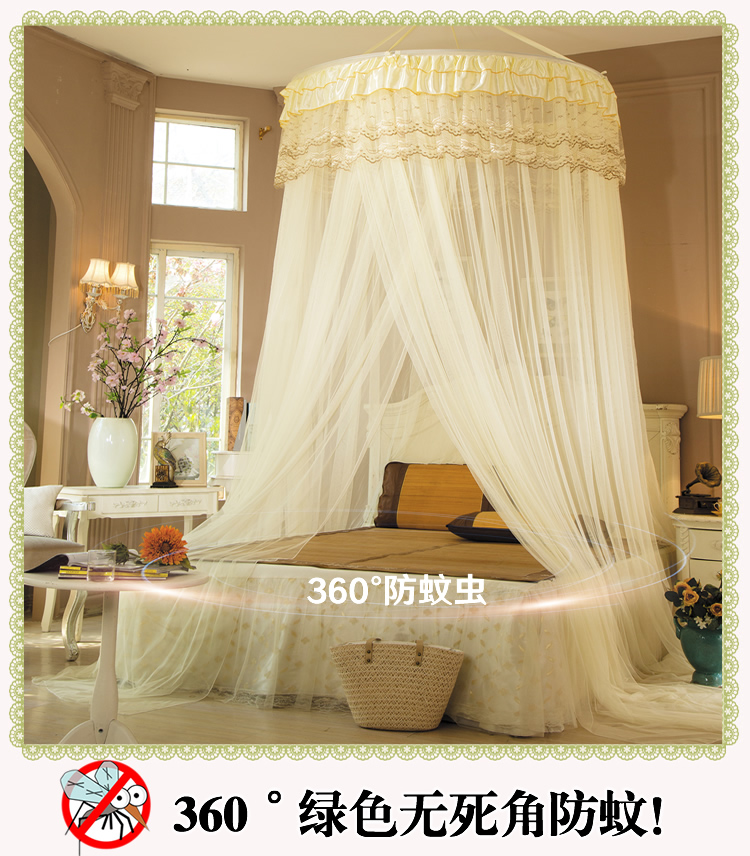 New dome trần muỗi net 1.5 m1.8 m giường đôi nhà hạ cánh tòa 1.2 m công chúa gió miễn phí lắp đặt