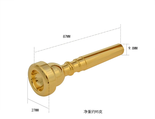 Núi kèn vàng mạ vàng miệng 7C tiên tiến phổ quát loại vàng cho ba nút kèn Tsui nhạc cụ