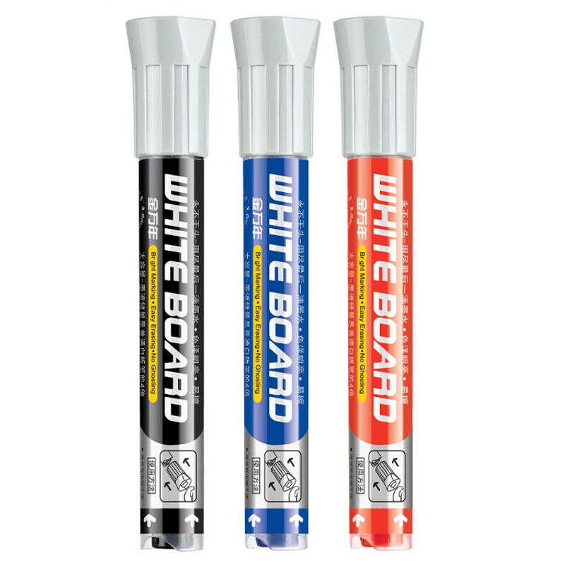 Golden Years Large Capacity Straight Liquid Type White Board Pen G-0615 Korea Imported Ink Dry Wipe Easy To Wipe And Durable