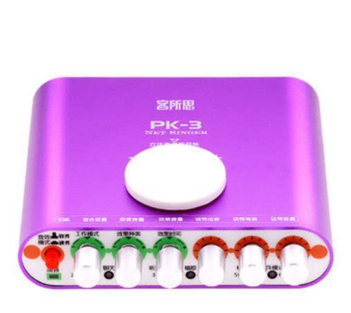 Charter Effect Guest House of the XOX PK3 pk-3 USB external link sound card computer K song YY anchor mobile phone live