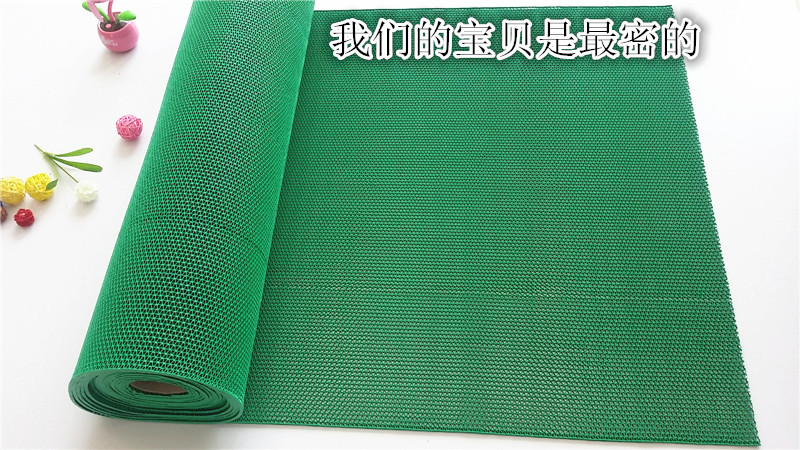 Nhựa thảm đỏ phòng tắm chống trượt mat nhà vệ sinh tắm nhà foyer hollow PVC mat mat có thể được cắt