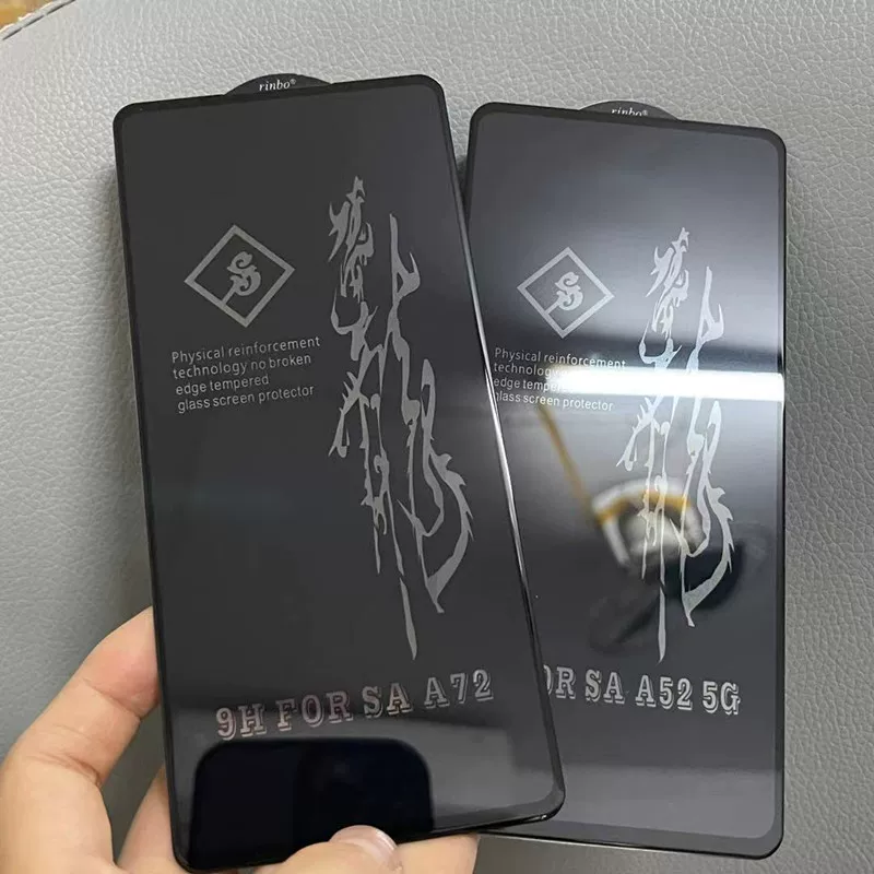 Подходящая для Samsung A22 5G A55 A33 A35 A34 A54 A71 A25 A15 5G Стекло-защитная пленка 6D с большим радиусом и двумя прочными слоями полного клея, защищенная пленка устойчивая к взрыву S23FE
