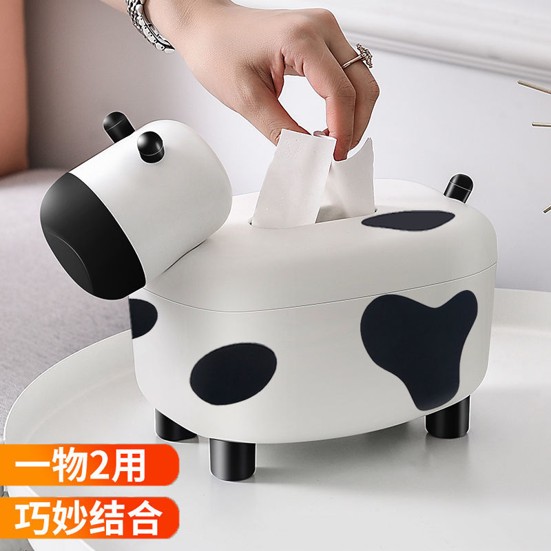 Paper Towel Box Home Living Room Bedroom Net Red Sanitary Paper Box Toothpick Box Cute Creative Dining Room Extraction Toilet Paper Containing Drum Sanitary Paper Box