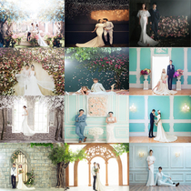 Korean theme wedding background cloth Photo studio photo photo studio new childrens photography background paper new