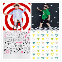 New simple fashion Nicole childrens photography background studio studio parent-child photo photo photo background cloth