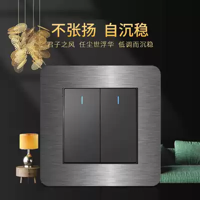 Light luxury three-open acrylic switch stickers home protective cover creative living room bedroom anti-dirty modern decorative frame no-wash