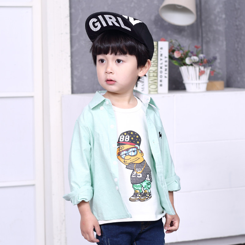 Chemise garcon à manche longue - Ref 2077258 Image 7