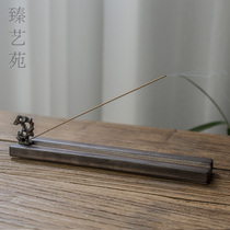 Creative ceramic line incense burner incense plug ornaments antique household tea ceremony agarwood incense roll incense burner incense roll