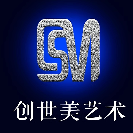 创世美油画的LOGO