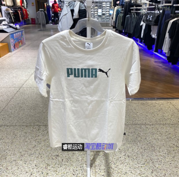 New Genuine Puma Men's Short-Sleeved 25 Sports Breathable Casual Round Neck Pure Cotton Half-Sleeved T-Shirt 691341
