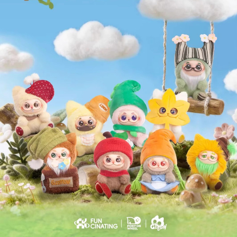 Ziyu's Same Style Fanqutang Gismow Little Cute Bag Fantasy Forest Friends Series Blind Box Second Generation Vinyl Plush Premium