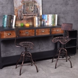 Ретро чугунные бары стулья B & B креативная индустрия ветра с высоким табуретом