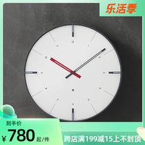 Caragle Japan Original imported Lemnos Nordic modern minimalist digital clock Living room Xuanguan Book room hanging bell