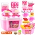 Play House Children Kitchen Bộ đồ chơi mô phỏng Đồ dùng nhà bếp lớn Bắc Mỹ Nấu cơm Nấu 5 bé gái 3-6 tuổi đồ chơi trang điểm Đồ chơi gia đình