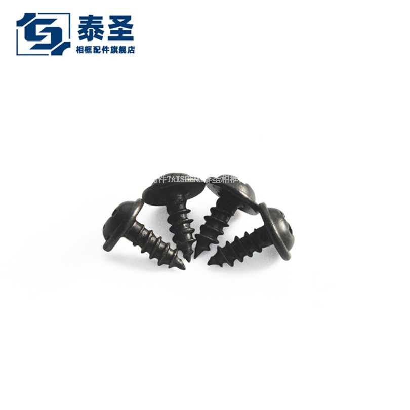 TS-K290B 810 black round head plus pad nickel-plated screw self-tapping universal nail polish picture frame accessories