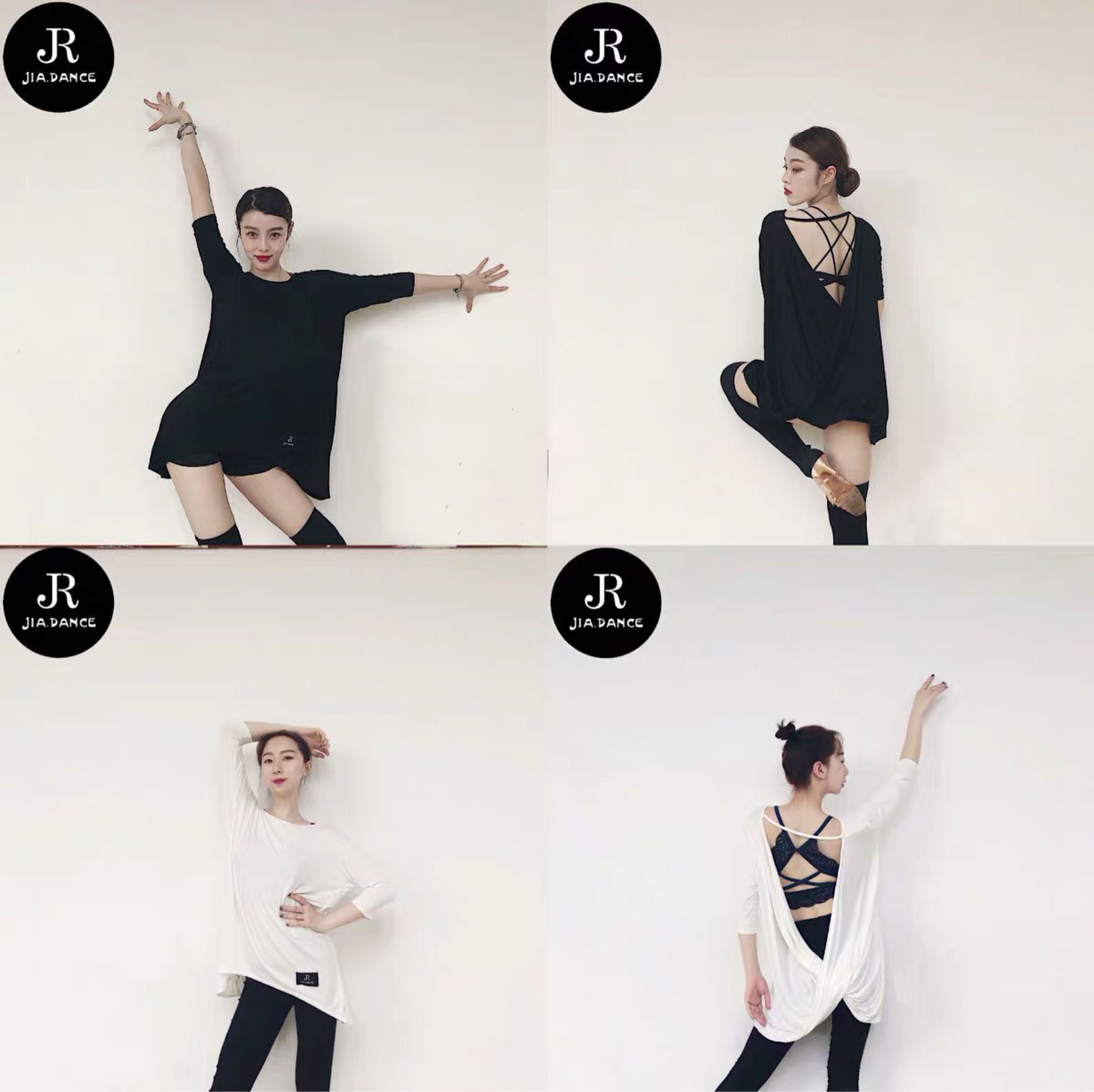 JIA DANCE Latin Dance New Tops Women Loose back cross Modal coat comfortable sweat absorbing R28