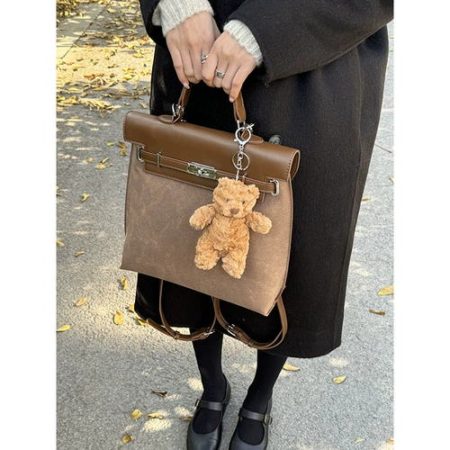 Ретро матовый вместительный и большой рюкзак, портативная сумка для путешествий, Южная Корея