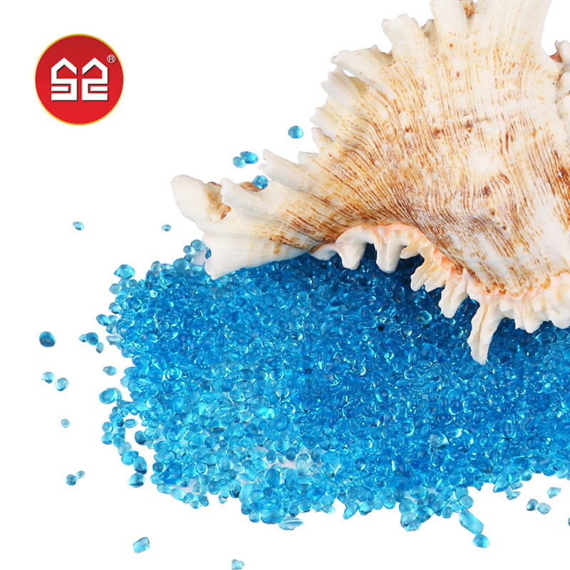 Fish tank bottom sand landscaping sand natural decoration gold sand black ceramic sea blue aquarium Pebble package