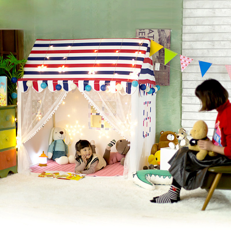 Gauze children's tent princess game house home indoor boy and girl reading corner baby bed artifact house