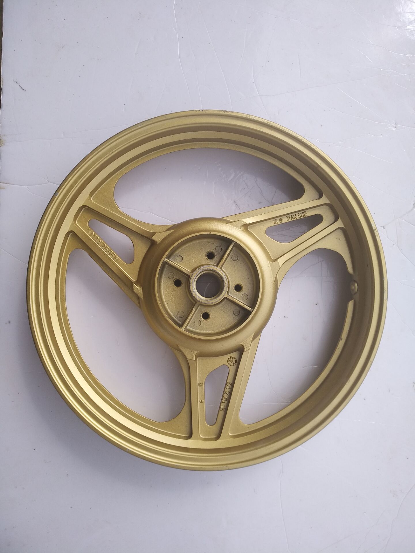 Áp dụng cho việc xây dựng bánh xe hợp kim nhôm vành sau xe máy chiến đấu đường phố JS150-A vành xe dream thái zin