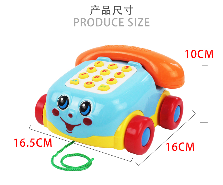 Đồ chơi điện thoại cho bé 0-1-3 tuổi Trẻ sơ sinh mô phỏng điện thoại cố định Giáo dục sớm đa chức năng giải đố âm nhạc điện thoại di động - Đồ chơi âm nhạc / nhạc cụ Chirldren đồ chơi cho bé 3 tuổi