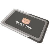 Cartoon Bathroom Water Absorbent Ground Mat Toilet Doorway Anti-Slip Foot Mat Bathroom Mat Bathroom Toilet Carpet 2556