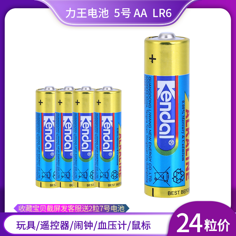 10 Price King Kendal LR6AA Battery Armor War God Computer Mouse Remote Control Blood Pressure Meter No. 5 Battery